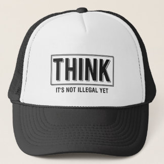 Gorra De Camionero Piensen en la gracia ilegal