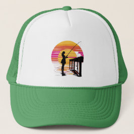 Gorra De Camionero Pier Fishing Girl