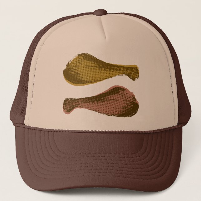 Gorra De Camionero Piernas de pollo fritas (Anverso)