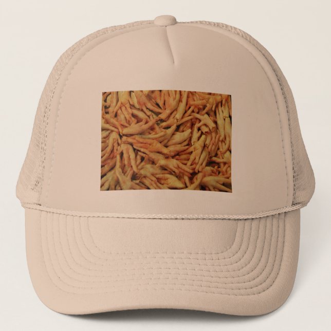 Gorra De Camionero Pies de pollo crudo (Anverso)