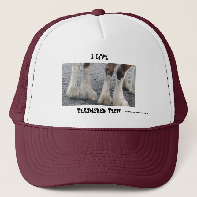 Gorra De Camionero Pies Feathered (Anverso)