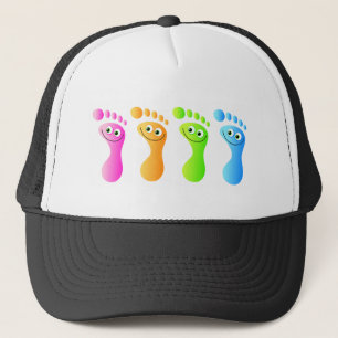 Gorra De Camionero Pies felices