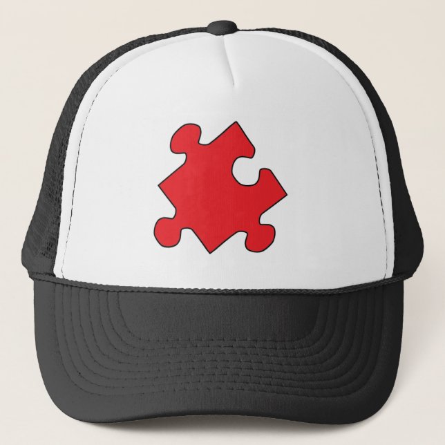 GORRA DE CAMIONERO PIEZA ROJA (Anverso)