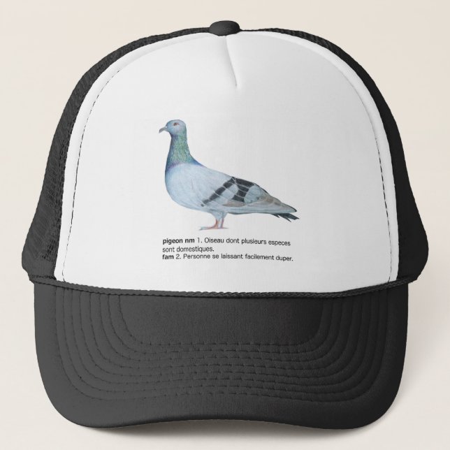 Gorra De Camionero Pigeon by NuancesdePigeon T-shirts (Anverso)