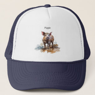 Gorra De Camionero Piglet lúdico, personalizado