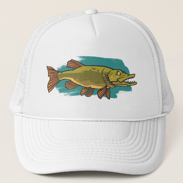 Gorra De Camionero Pike Fish (Anverso)