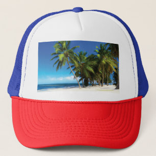 Gorra De Camionero Pilar de tiro de playa exótica