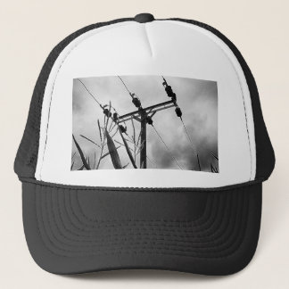 Gorra De Camionero Pilón blanco y negro