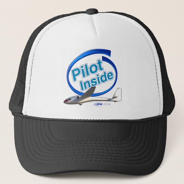 Gorra De Camionero Pilote dentro del planeador del ASW 15 (Anverso)
