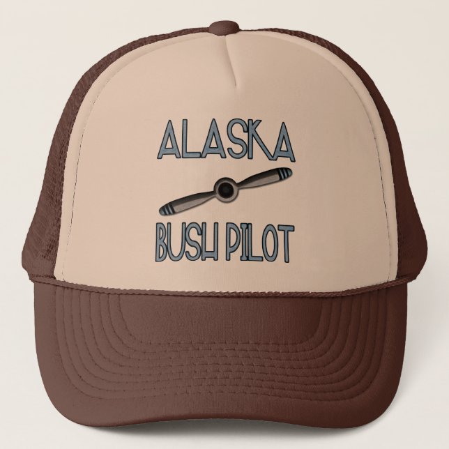 Gorra De Camionero Piloto de Alaska Bush (Anverso)