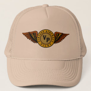 Gorra De Camionero Piloto de avión de época