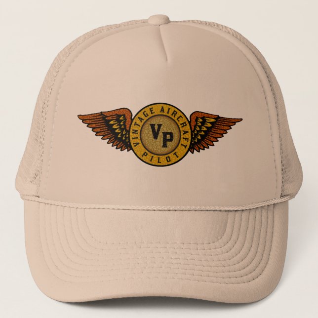 Gorra De Camionero Piloto de aviones de época (Anverso)