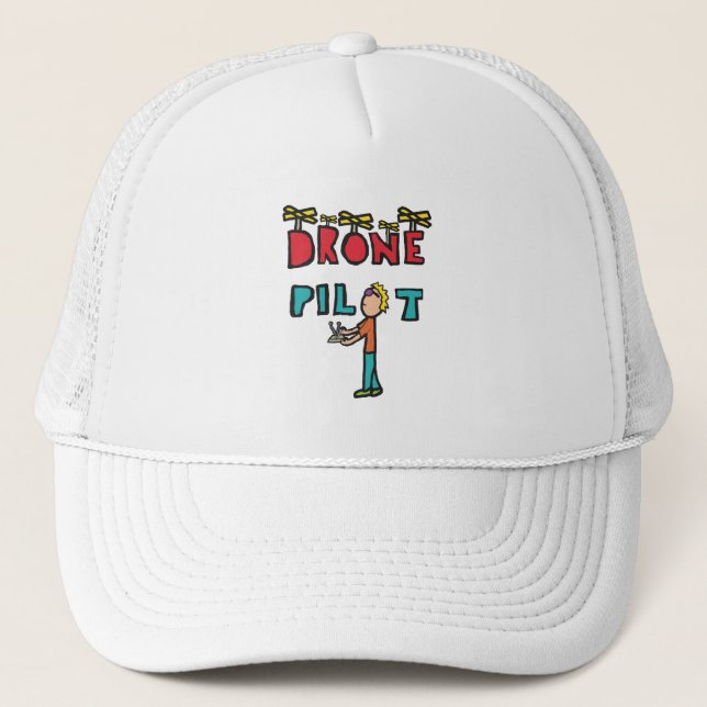 Gorra De Camionero Piloto de drones (Anverso)