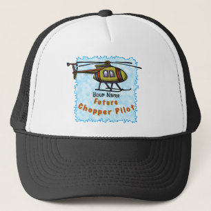 Gorra De Camionero Piloto de helicóptero futuro