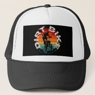 Gorra De Camionero Piloto de motocross en moto de cross