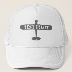 Gorra De Camionero Piloto del aeroplano y de prueba