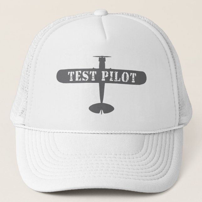 Gorra De Camionero Piloto del aeroplano y de prueba (Anverso)