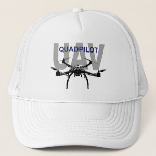 Gorra De Camionero Piloto del UAV Quadpilot Quadcopter