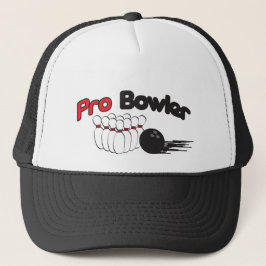 Gorra De Camionero Pin y boliche Pro Bowler