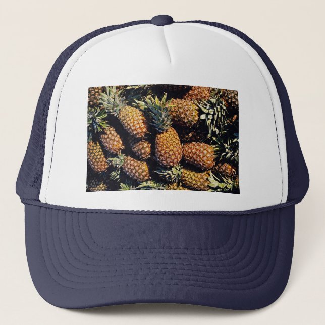 Gorra De Camionero Piñas, Tulum, México (Anverso)