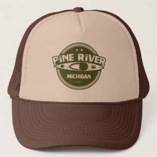 Gorra De Camionero Pine River Michigan Kayaking