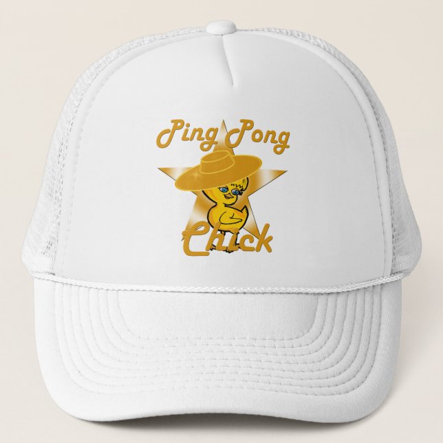 Gorra De Camionero Ping Pong Chick #10 (Anverso)
