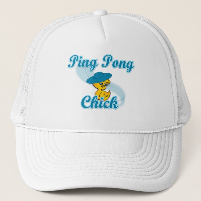 Gorra De Camionero Ping Pong Chick #3 (Anverso)