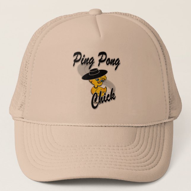 Gorra De Camionero Ping Pong Chick #4 (Anverso)