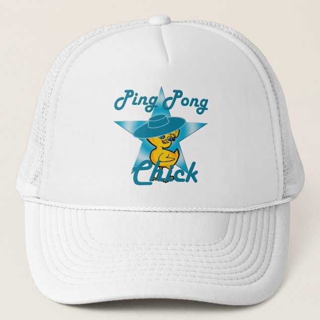 Gorra De Camionero Ping Pong Chick #7 (Anverso)