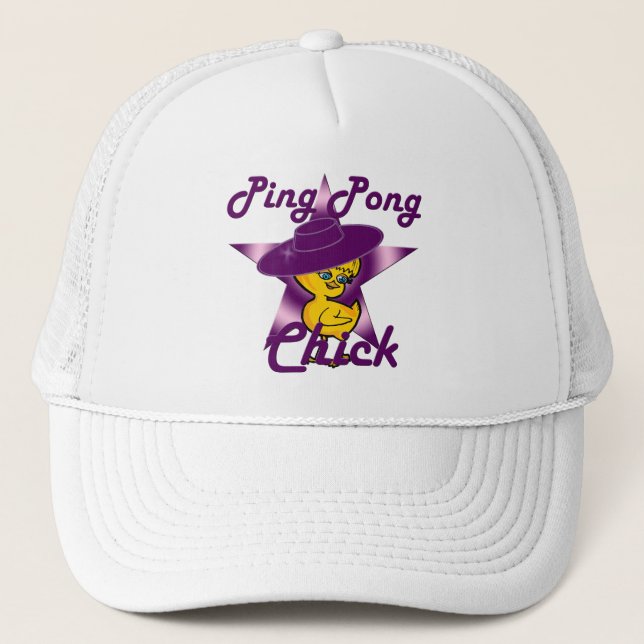 Gorra De Camionero Ping Pong Chick #9 (Anverso)
