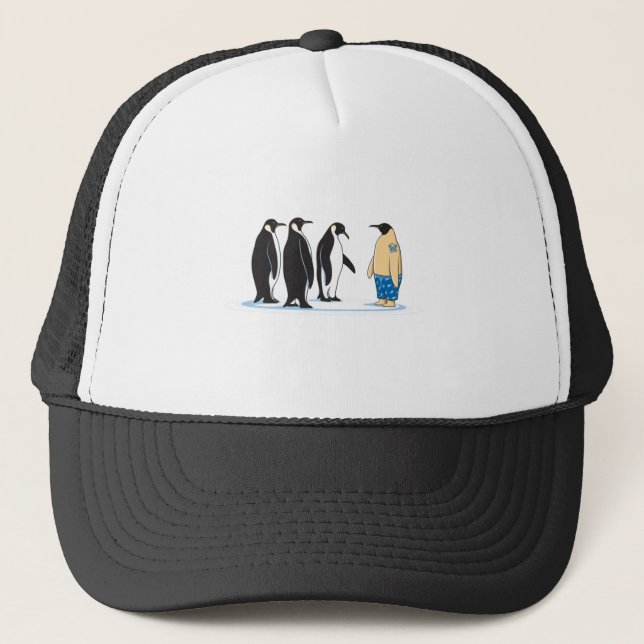 Gorra De Camionero Pinguim (Anverso)