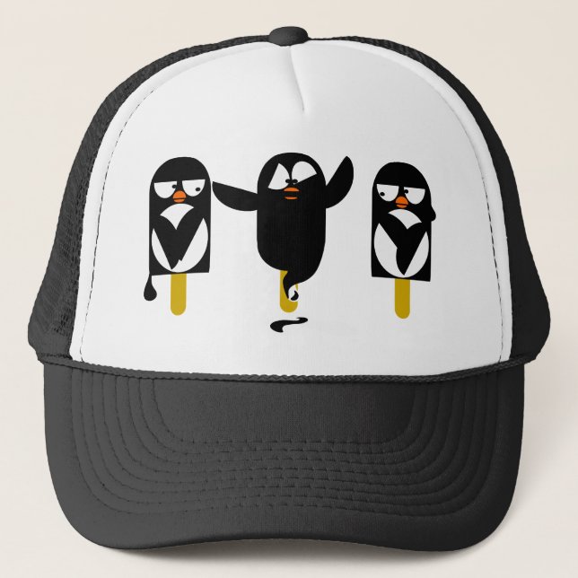 Gorra De Camionero pingüino (Anverso)