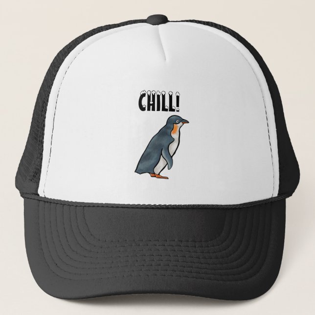 Gorra De Camionero pingüino (Anverso)