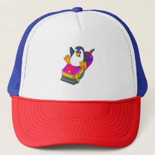 Gorra De Camionero Pingüino como peluquero con Razor