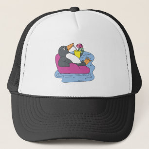 Gorra De Camionero pingüino de vacaciones