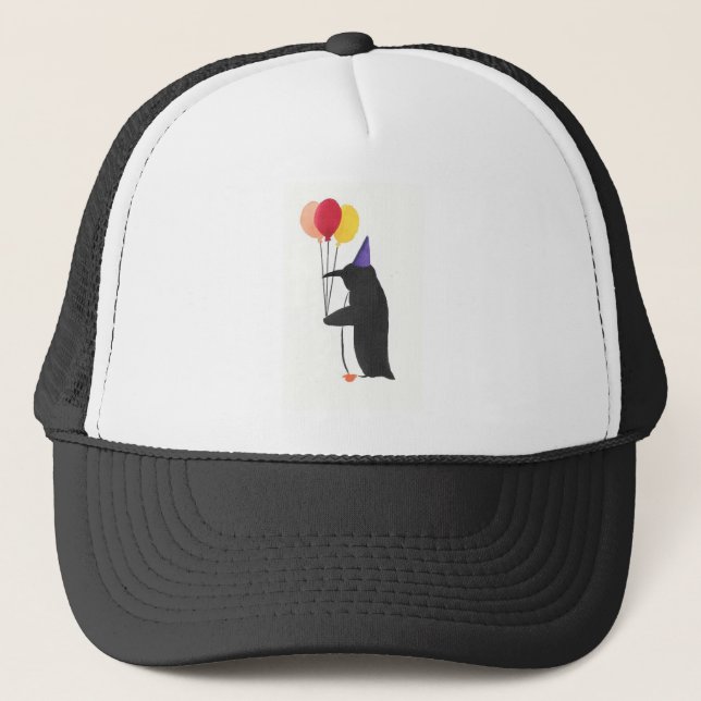 Gorra De Camionero Pingüino del fiesta (Anverso)