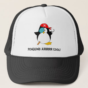 Gorra De Camionero Pingüino fresco del pirata