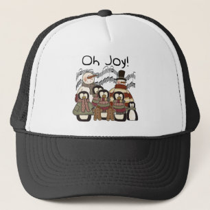 Gorra De Camionero Pingüino Oh Alegría Navidades camisetas y regalos