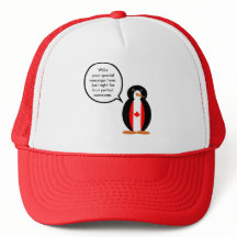 Pingüino parlante canadiense personalizado