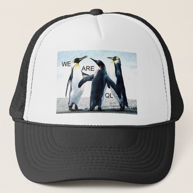 Gorra De Camionero pingüinos (Anverso)