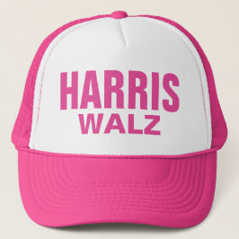 Gorra De Camionero Pink Harris Walz
