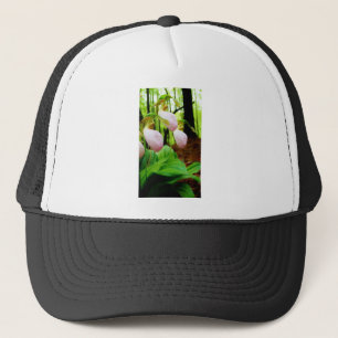 Gorra De Camionero Pink Lady Slipper Wild Orchid