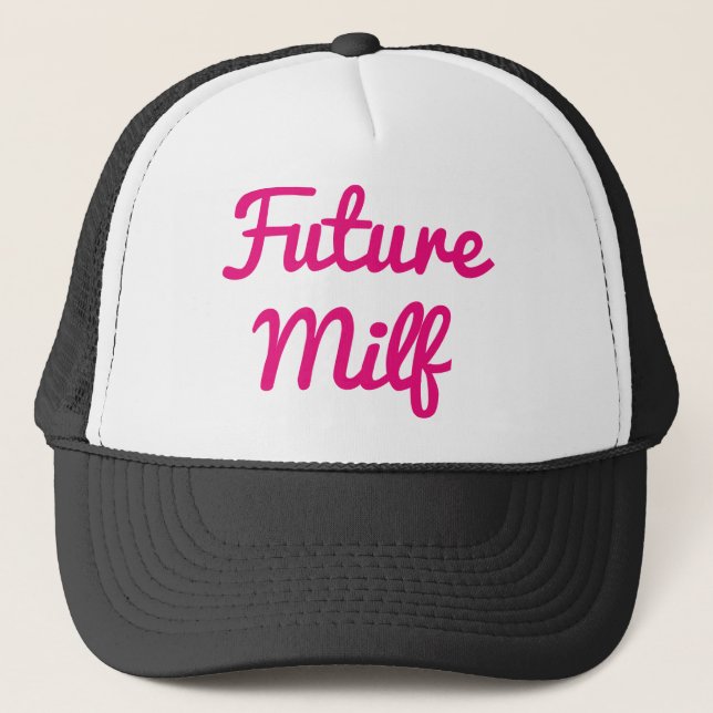 Gorra De Camionero Pink Milf Futuro (Anverso)