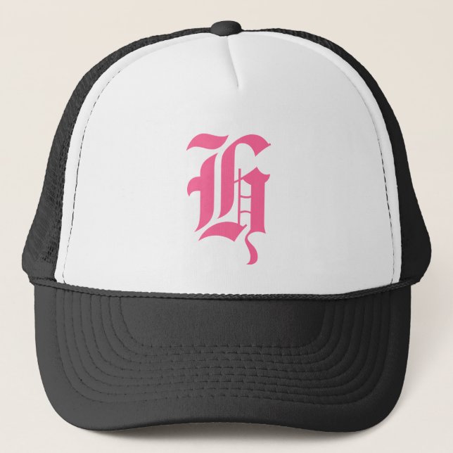 Gorra De Camionero Pink Monogram H (Anverso)