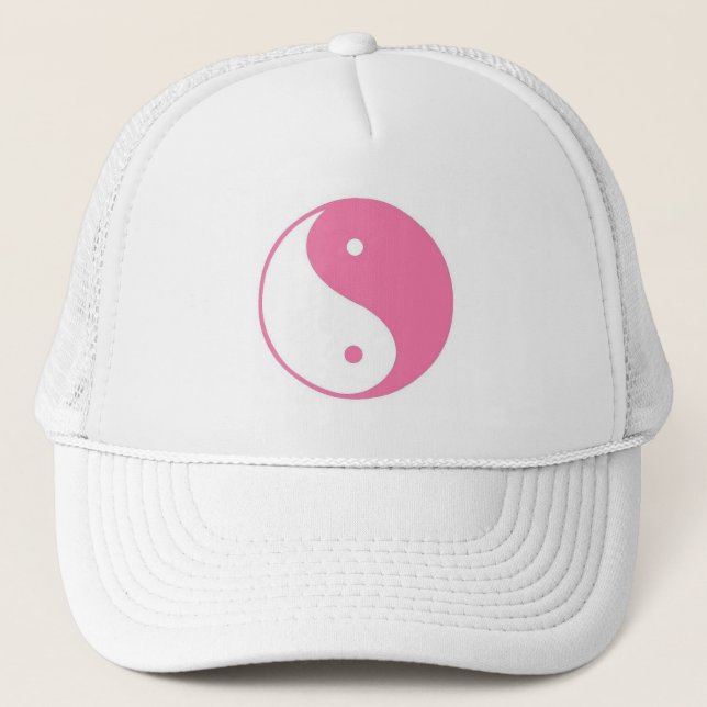Gorra De Camionero Pink Yin-Yang Cap (Anverso)