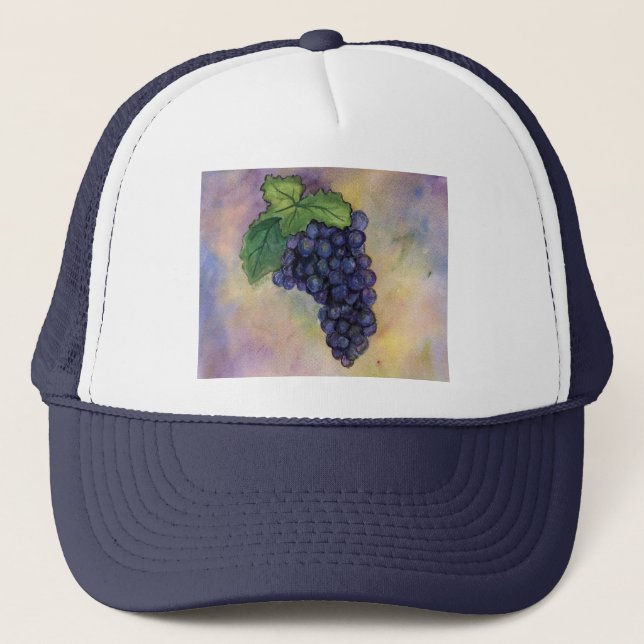 Gorra De Camionero Pinot Noir uvas de vino (Anverso)