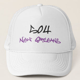 GORRA DE CAMIONERO PINTADA DE 504 NEW ORLEANS