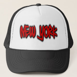 Gorra De Camionero Pintada de Nueva York