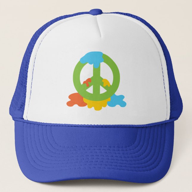 Gorra De Camionero Pintado de paz (Anverso)