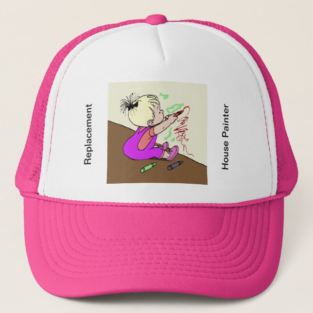 Gorra De Camionero Pintador de la casa de reemplazo (Anverso)